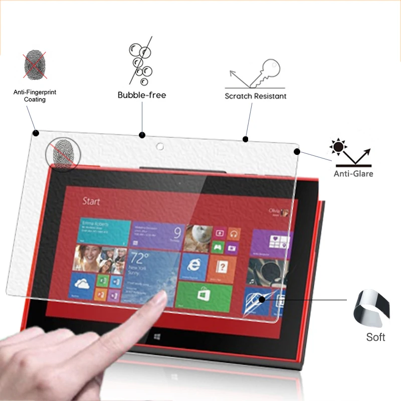 Премиум Антибликовая Защитная пленка для экрана матовая Nokia Lumia 2520 10 1 &quotпланшета