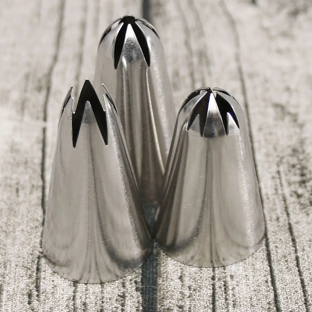 3 шт./компл. большие насадки для глазировки тортов инструменты украшения