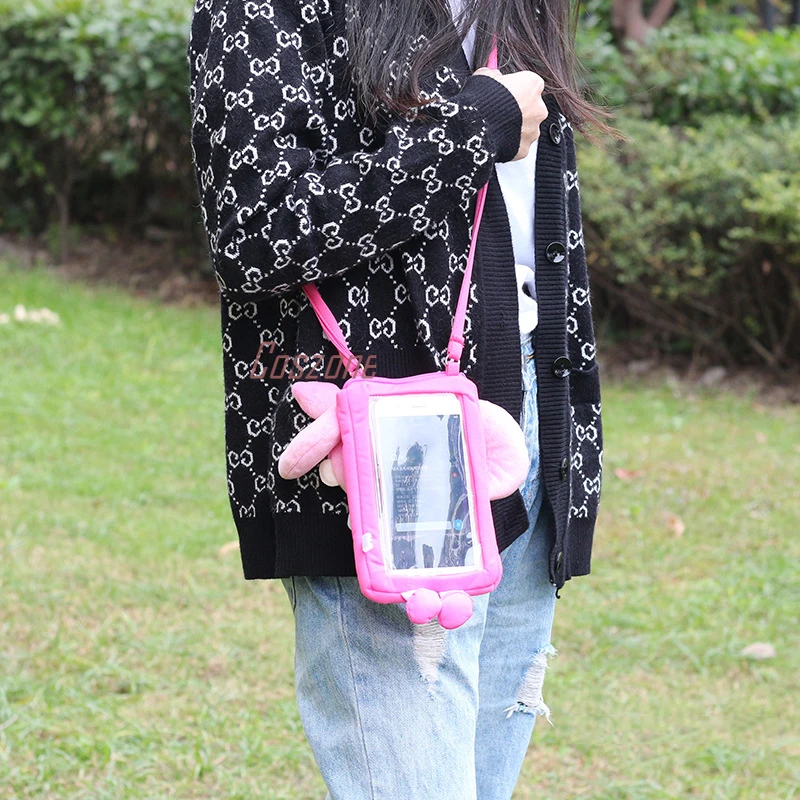 Аниме Сейлор Мун Усаги Цукино Косплей плюшевая сумка Розовый Синий мобильный