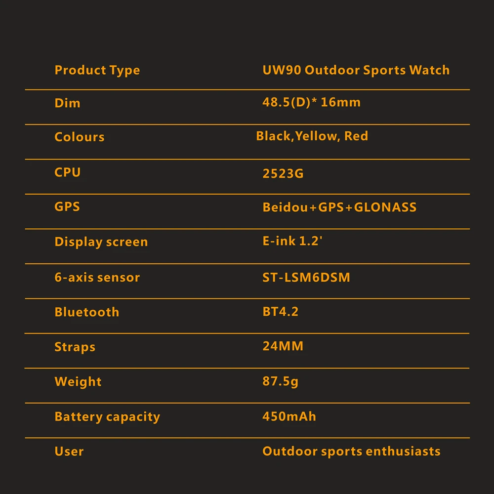 EXRIZU UW90 gps спортивные Смарт часы уличные умные часы Поддержка компас с Bluetooth пульсометр 100 м водонепроницаемый шагомер