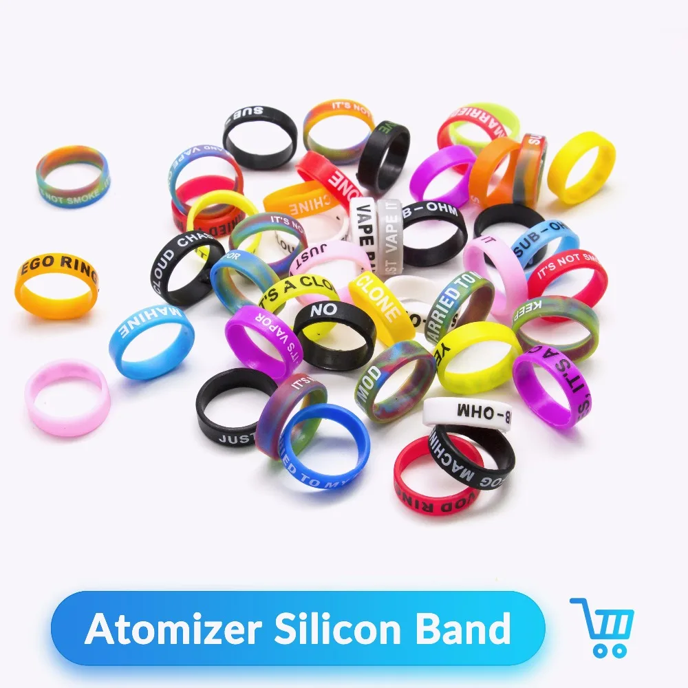 Силиконовые декоративные защитные кольца Volcanee для танка RDTA атомайзера