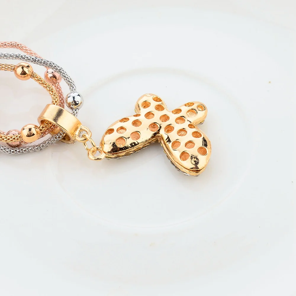 Модное женское ожерелье с кулоном Новое поступление посеребренное длинное