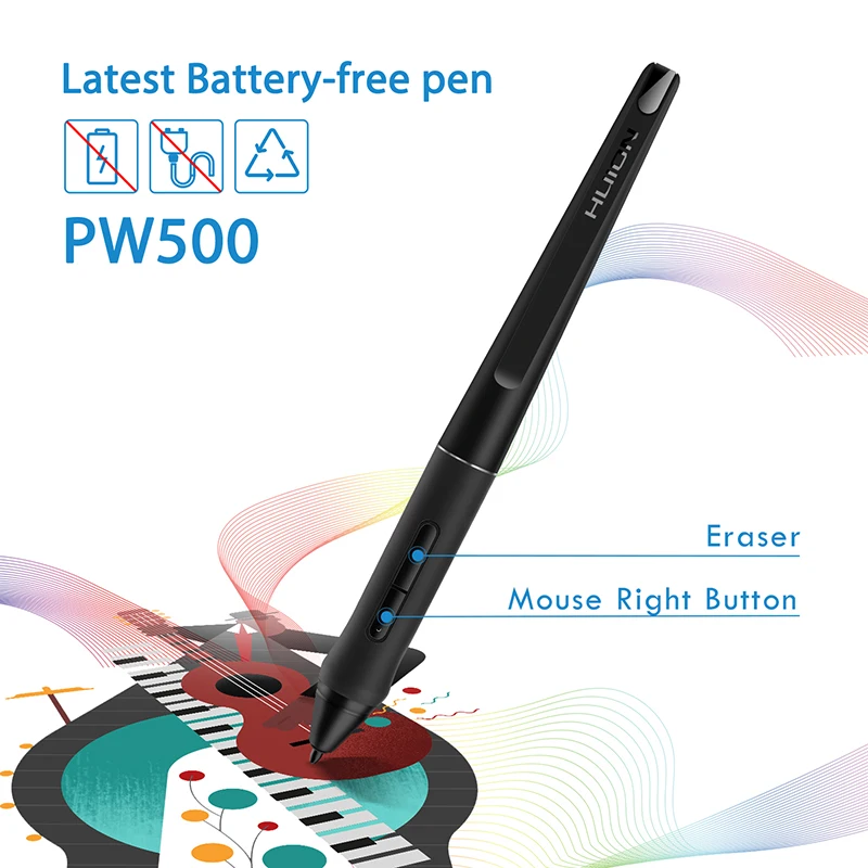 HUION Kamvas GT-191 V2 19,5" дисплей ручка планшет монитор без батареи цифровой графический чертежный монитор 8192 уровней с подарками