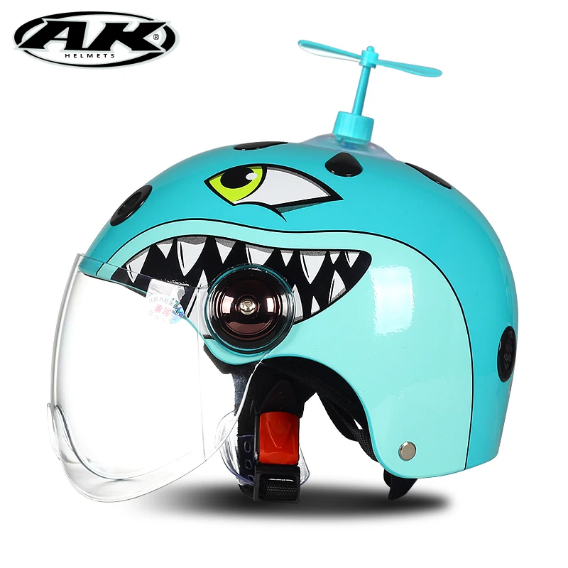 Детские мотоциклетные шлемы для езды на велосипеде катания коньках с героями