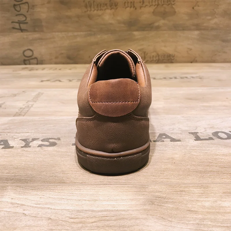 FLGMOCOM 2019 Casual Leather Shoes Men Fashion Sneakers Footwear Comfortable Male Quality Loafers Lace Non-slip | Обувь