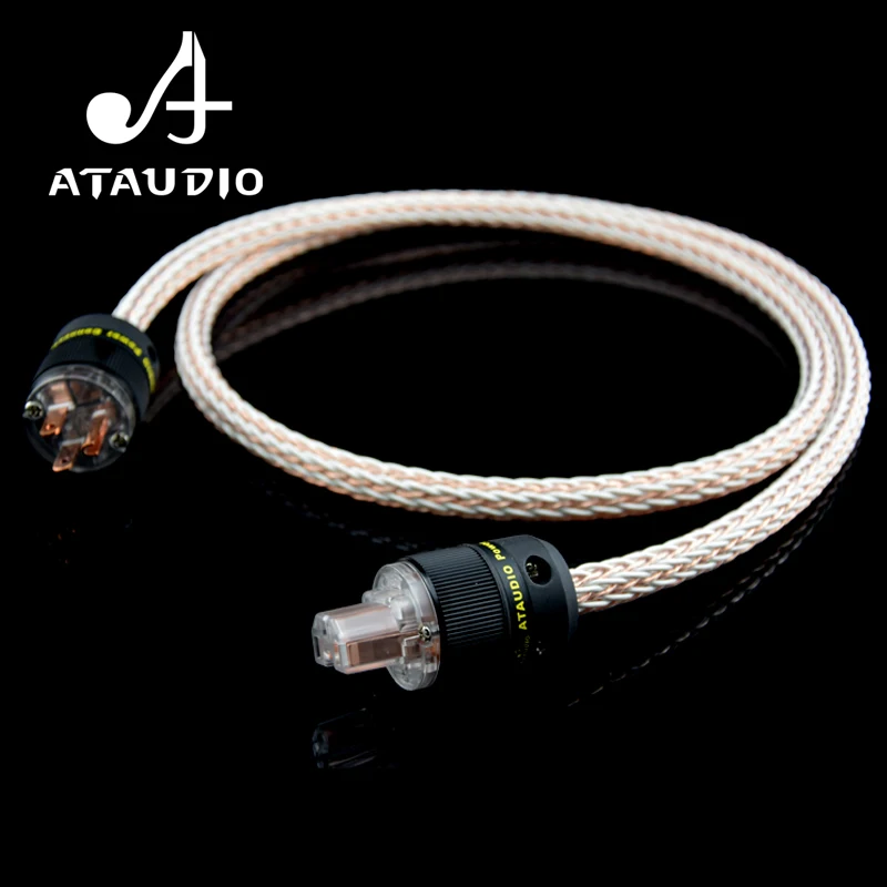 ATAUDIO HIFI 12TC силовой кабель высокого качества 6N OCC Hifi шнур питания с американской