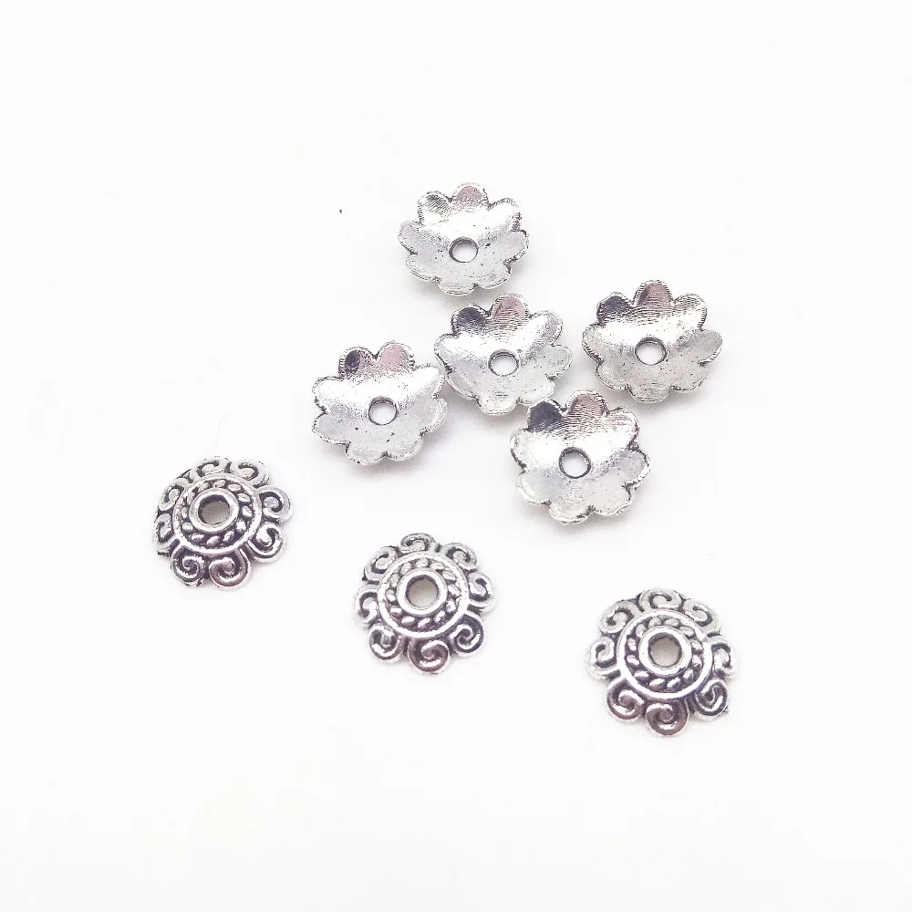 200 шт./пакет металлические бусины из цинкового сплава разделители для крышек