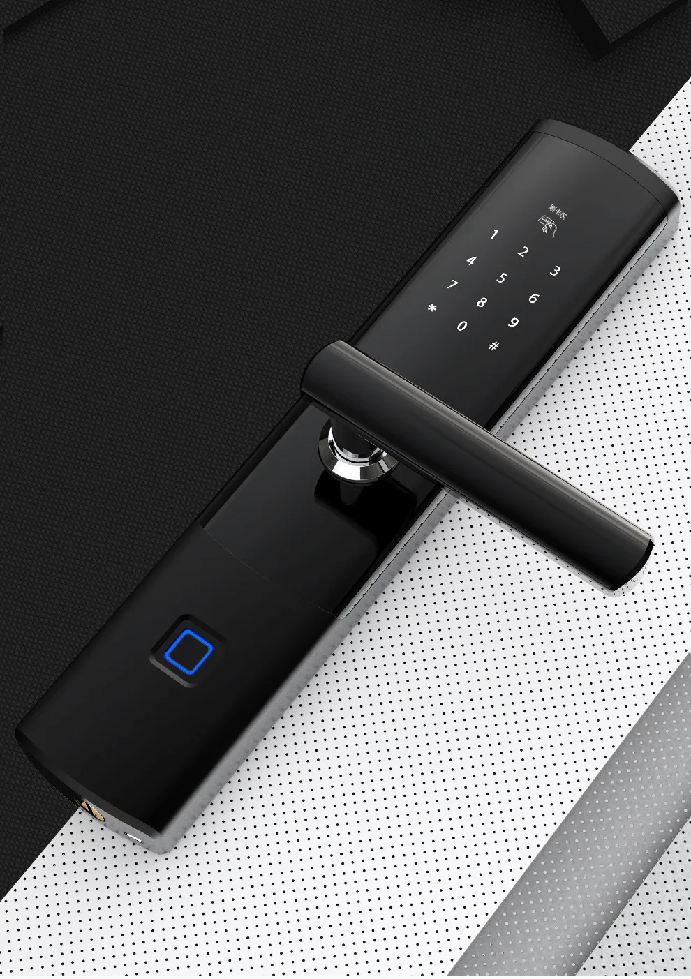 Фото Умный Замок со шлюзом Bluetooth отпечатком пальца паролем дистанционное управление Умный Замок со шлюзом Bluetooth отпечатком пальца паролем дистанционное управление
