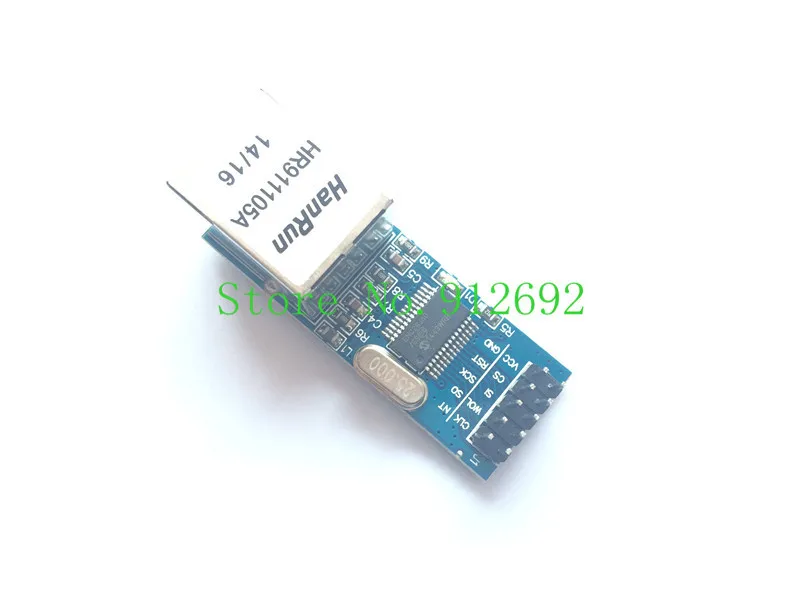 Бесплатная доставка Мини ENC28J60 Ethernet LAN сетевой модуль для Arduino 51 AVR SPI Pic STM32 LPC