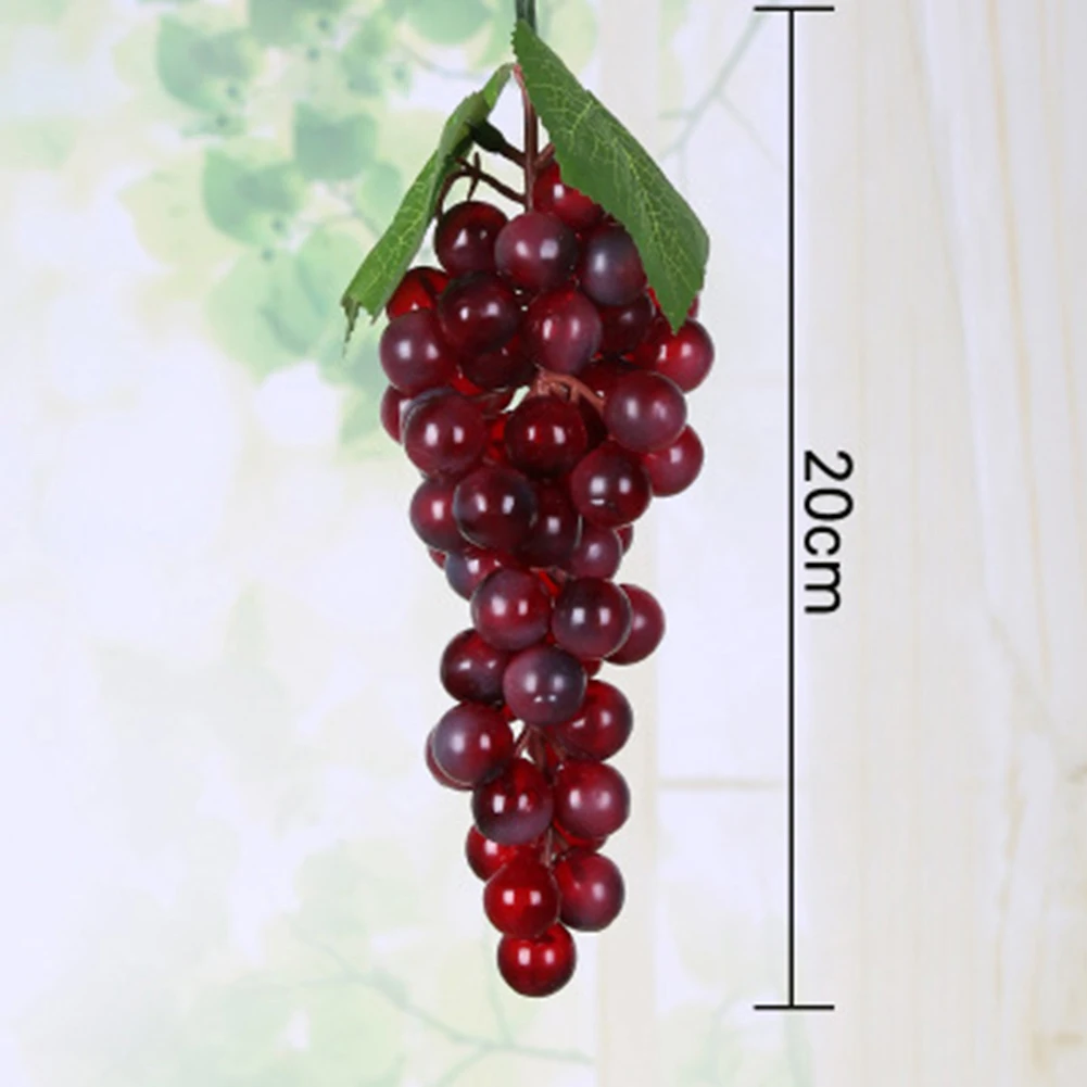 1 пучок поддельный виноград искусственный пластик реалистичные искусственные
