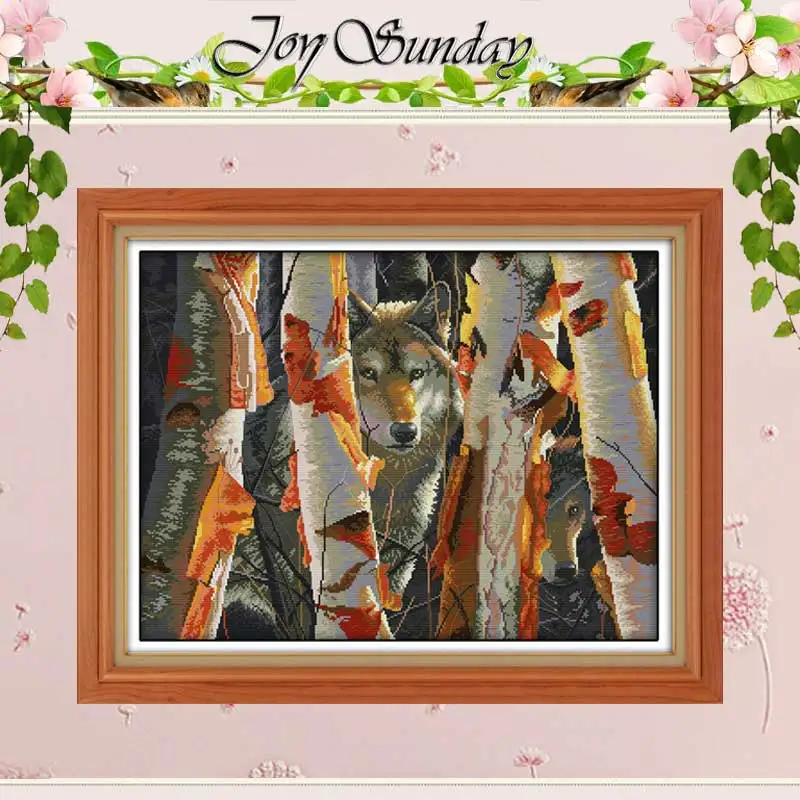 

Набор для вышивки крестиком «стражи белого березы», комплект для вышивки крестиком с животными, 11CT 14CT