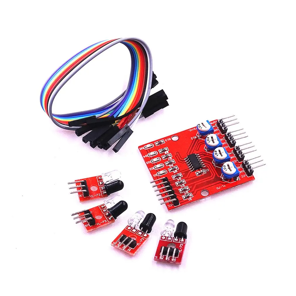 Красная доска 4 способа инфракрасного отслеживания модуль контроля питания для