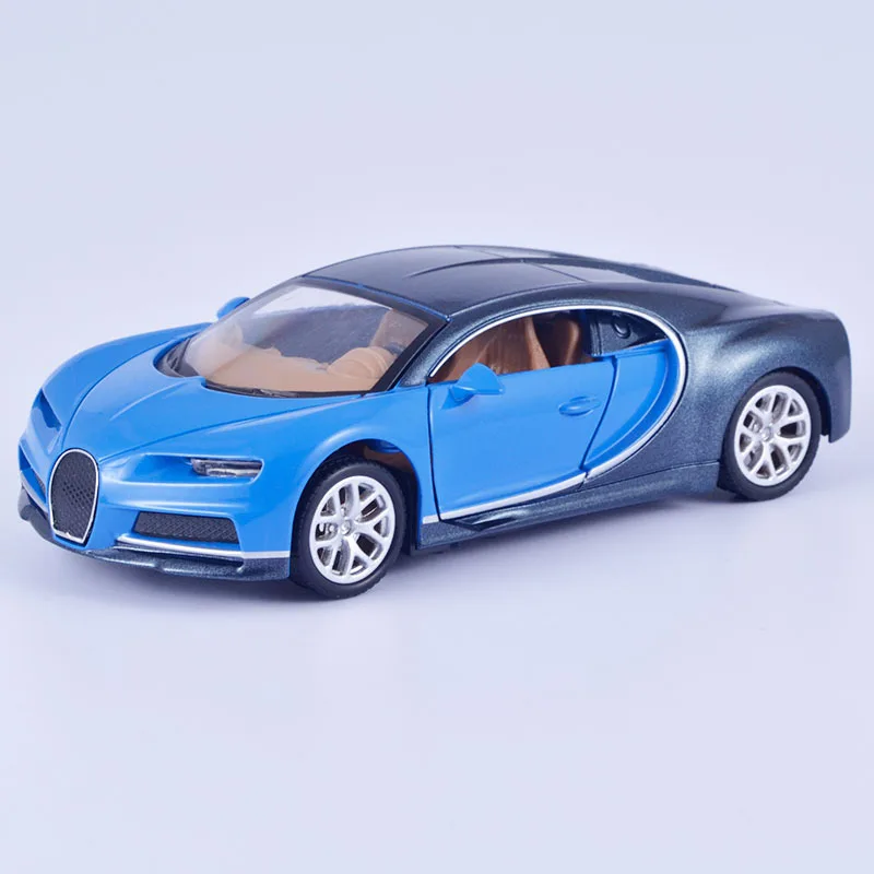 Металлическая модель спортивного автомобиля украшения Bugatti из сплава автомобиль