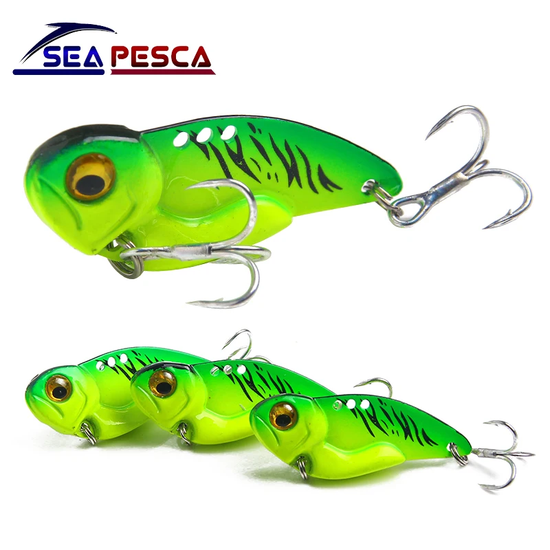 SEAPESCA 8 г 15 20 ВИБ приманки светящаяся металлическая искусственная вибрация