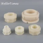 Соединители для водопроводной перегородки аквариума, АБС-пластик, 12 дюйма, 34 дюйма, 1 дюйма, с внутренней резьбой, 2 шт.