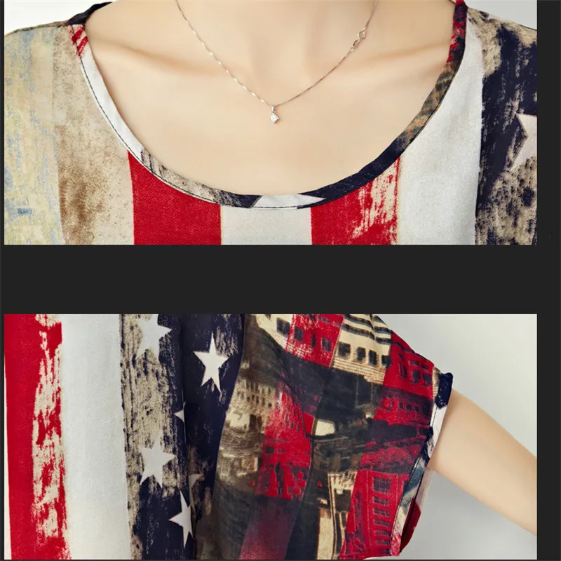 Свободное женское платье размера плюс с принтом шифоновое платье-парео Пляжное