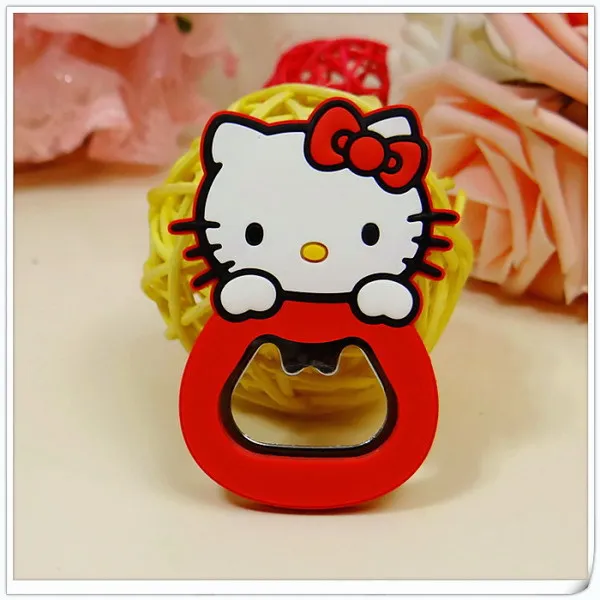 Милый hello kitty открывалка для бутылок пива, кока, сока, напитков