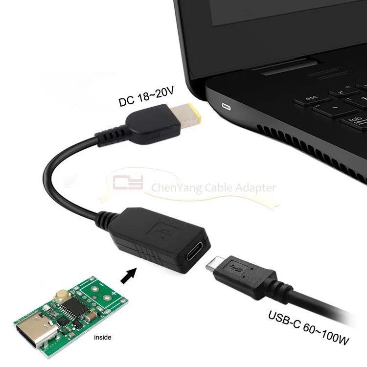 

Срабатывающий Pd Decoy Lenovo dafangou компьютерная зарядная линия Type-c Master-to-master конверсионная линия питания 20 в