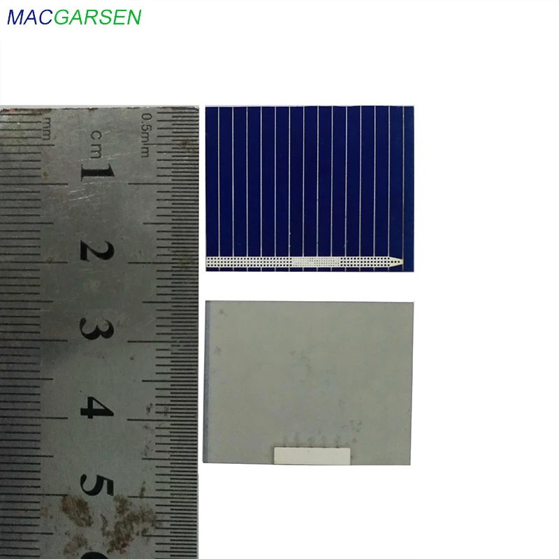 MACRAGSEN 100 шт. лист солнечного зарядного устройства 0 5 В мини поликристаллический