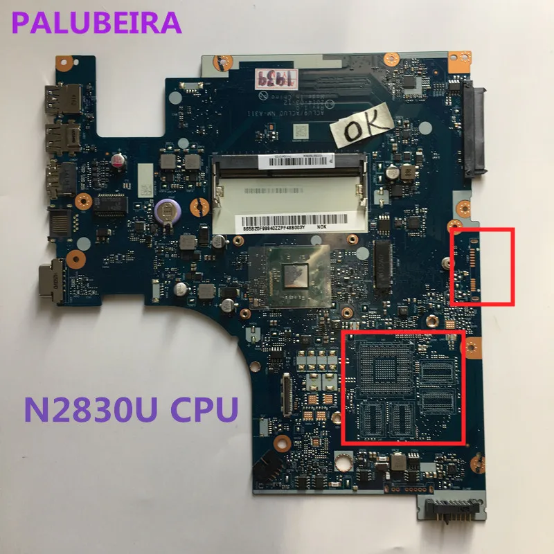 PALUBEIRA NM A311 для Lenovo G50 30 материнская плата портативного компьютера с N2830 процессор