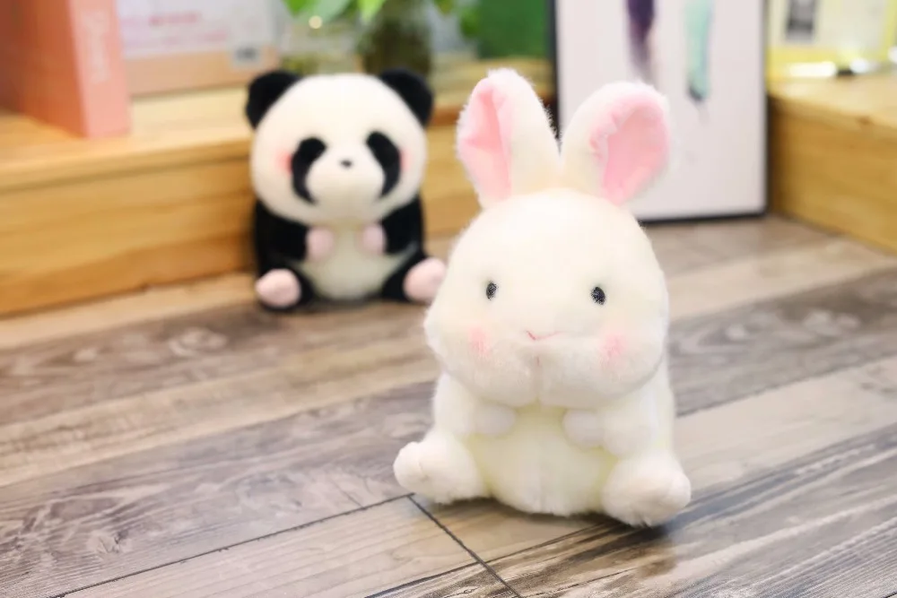 Nooer животные плюшевая игрушка Kawaii плюшевая круглая форма панда/пингвин/свинья/кролик/Хомяк тюлень Дельфин плюшевая кукла мягкая детская игрушка
