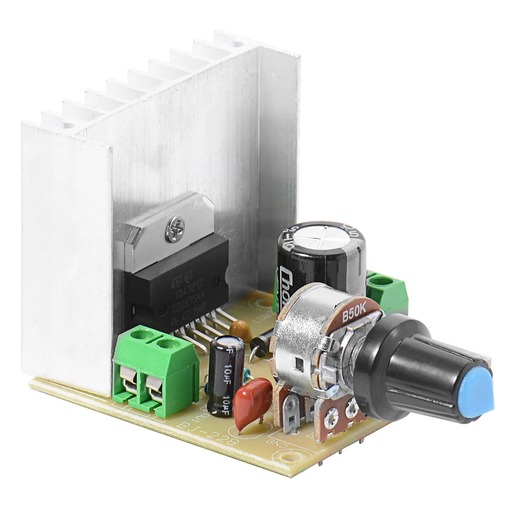 DIY TDA7297 2.0 15 Вт двухканальный модуль Усилитель стерео аудио доска TE434|audio amplifier