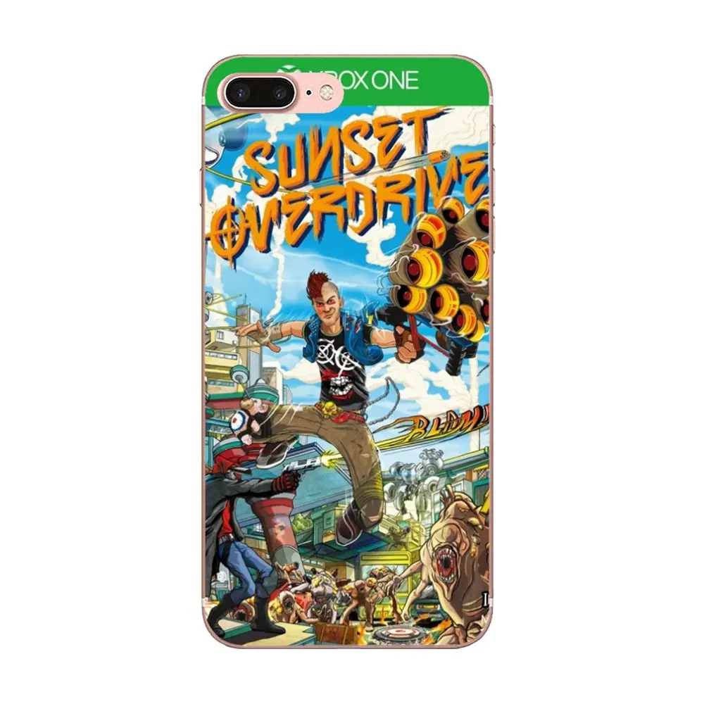 Мягкий чехол для телефона Game Sunset Overdrive Huawei Honor 4C 5A 5C 5X 6 6C 6A 6X 7 7X 8 9 V8 V10 Y3II Y5II Y6II G8 P7 Play