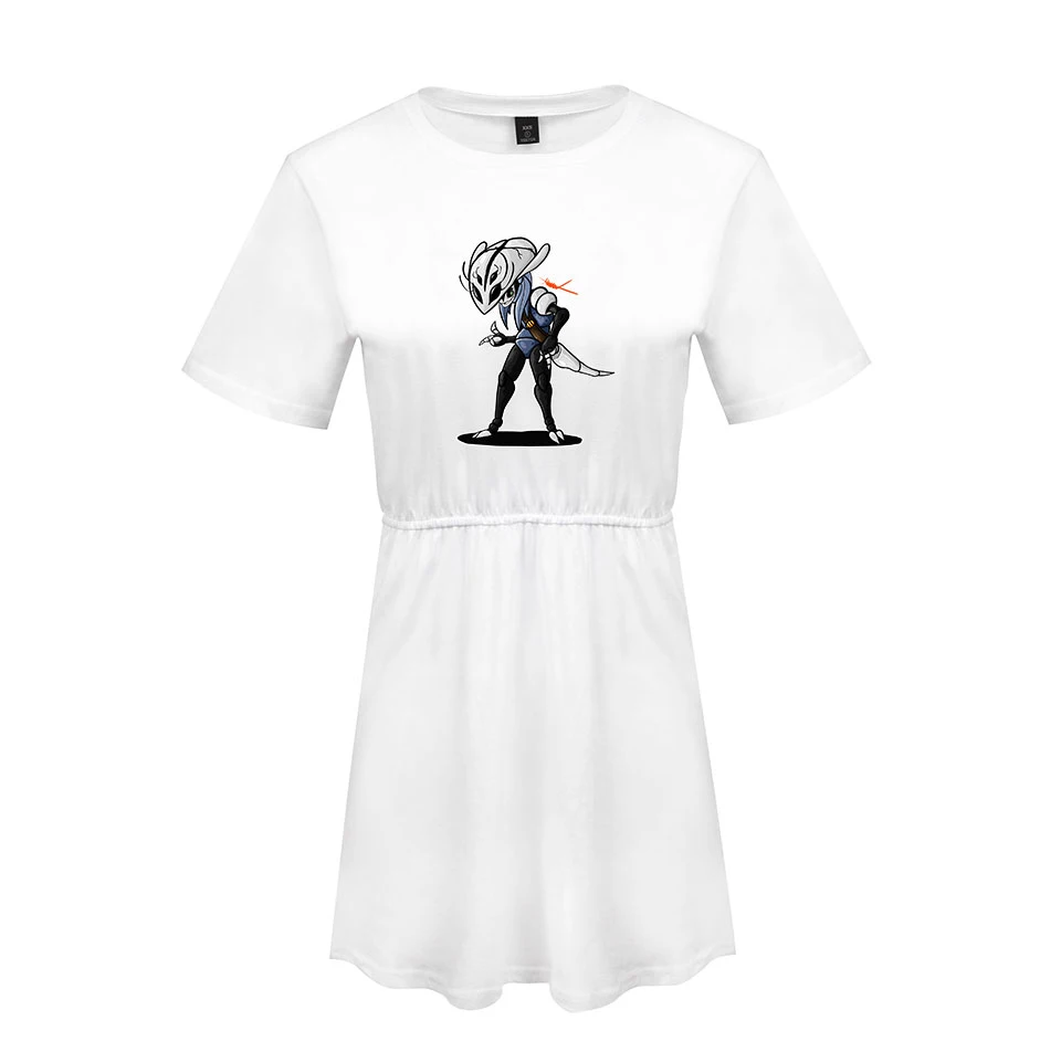 

2019 Hollow Knight Fashion Printed Dress for Women Summer Short Sleeve Casual Dresses Hot Sale Trendy Streetwear Clothes