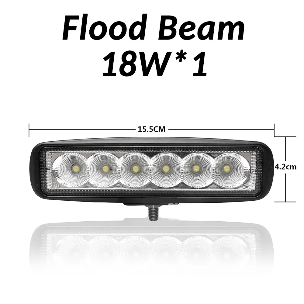 ASLENT 4 7 12 15 дюймов 18 Вт 60 Вт 72 Вт 120 Вт светодиодный рабочий светильник светодиодный светильник бар для мотоцикла Трактор Лодка внедорожный 4WD 4x4 грузовик внедорожник ATV