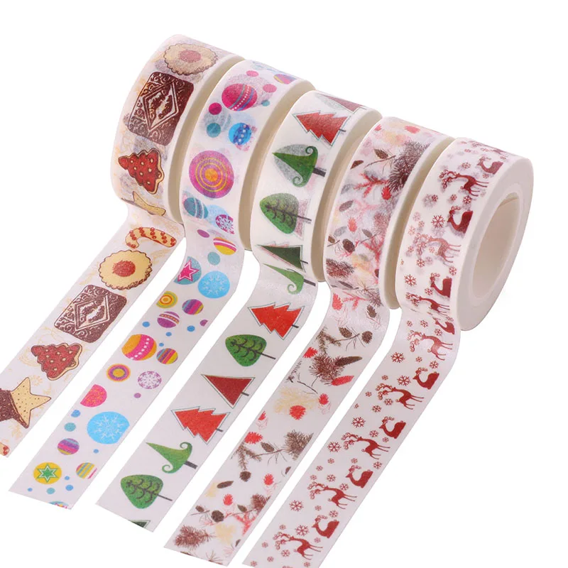 Рождественская лента washi с милыми узорами из бумаги сделай сам|christmas tape|pattern washiwashi