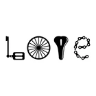 Любовь Вызов всех любителей велосипеда художественные наклейки декор креативные забавные виниловые наклейки для велосипеда бампер росписи художественные наклейки украшения