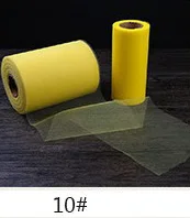 1 ролл суши DIY Красочные 6 дюймов 25 100 ярдов Тюль семья вечерние на день рождения Свадебная вечеринка юбка для стола Украшение вязальная пряжа с юбкой-пачкой в рулоне - Цвет: 180057-10