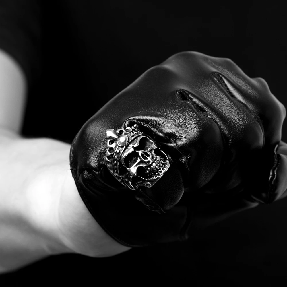 Мужские кольца в готическом винтажном стиле классическое ювелирное изделие из