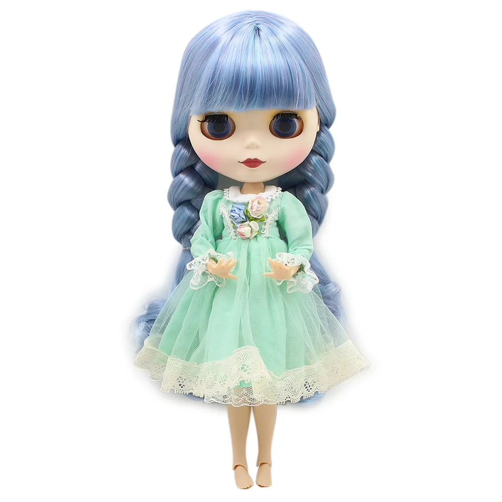 Фабрика NEO blyth шарнирная кукла голубые волосы игрушка подарок специальная цена на продажу подходящий макияж в себе № 6227/1049