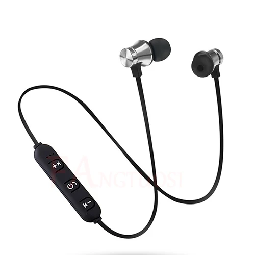 Silver FANGTUOSI Новые беспроводные bluetooth наушники XT11 Магнитная Спортивная гарнитура с микрофоном стерео наушники для всех смартфонов - Цвет: Silver