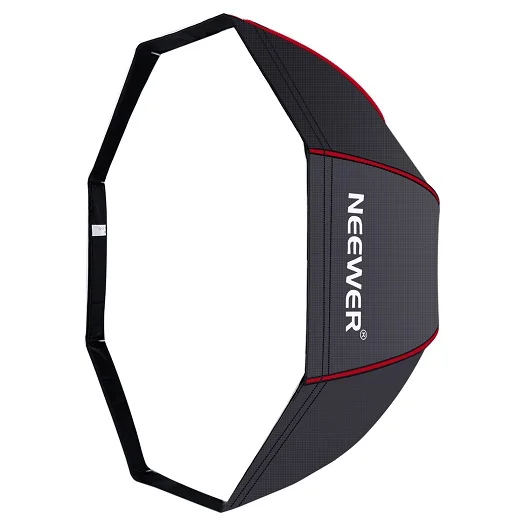 120cm Black Red Восьмиугольная вспышка Neewer, студийная вспышка, зонтик для вспышки, софтбокс с сумкой для портретной съемки или фотосъемки продукта - Цвет: 120cm Black Red