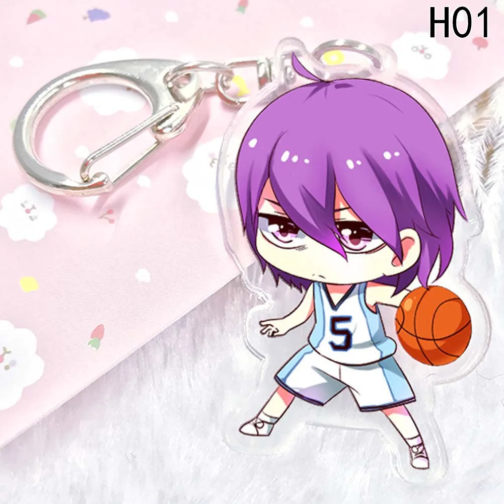 Акриловый брелок Kuroko без корзины подвеска для автомобильного ключа аксессуары