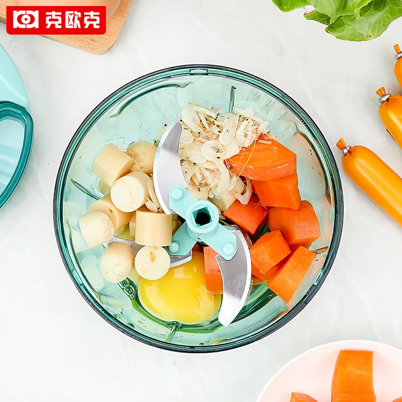 KEOUKE Household Manual Meat Grinders Garlic Machine Cutter Food Processor for Fruit Vegetable Slicer Kitchen Tool | Дом и сад