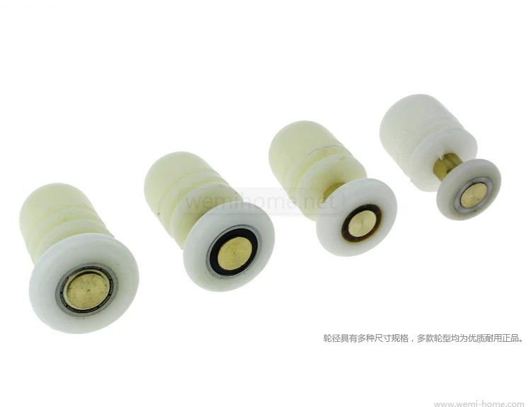 Роликовые направляющие для душевой двери 8 шт. пластиковый шкив стеклянных