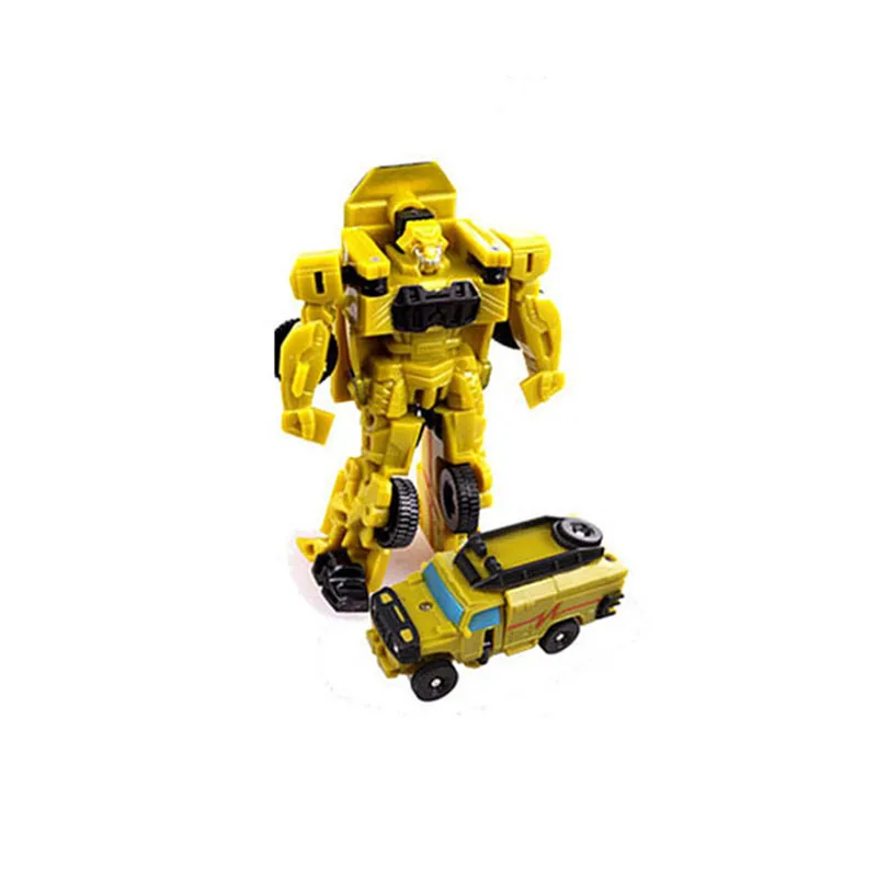 Мини игрушка трансформация Дети Классический робот Машинки Игрушки для детей