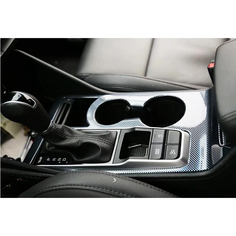 Bbincar ABS углеродное волокно краска Внутренняя дверь окна Bottons AC Vent Outlet рамка отделка крышки интерьера для hyundai Tucson