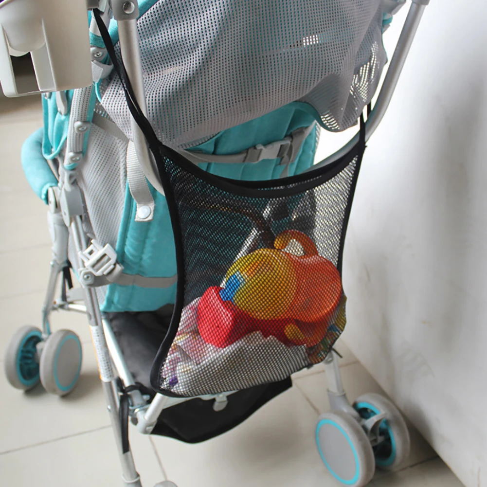 Сетчатая Сумка для переноски детской коляски органайзер сетчатый карман сиденья