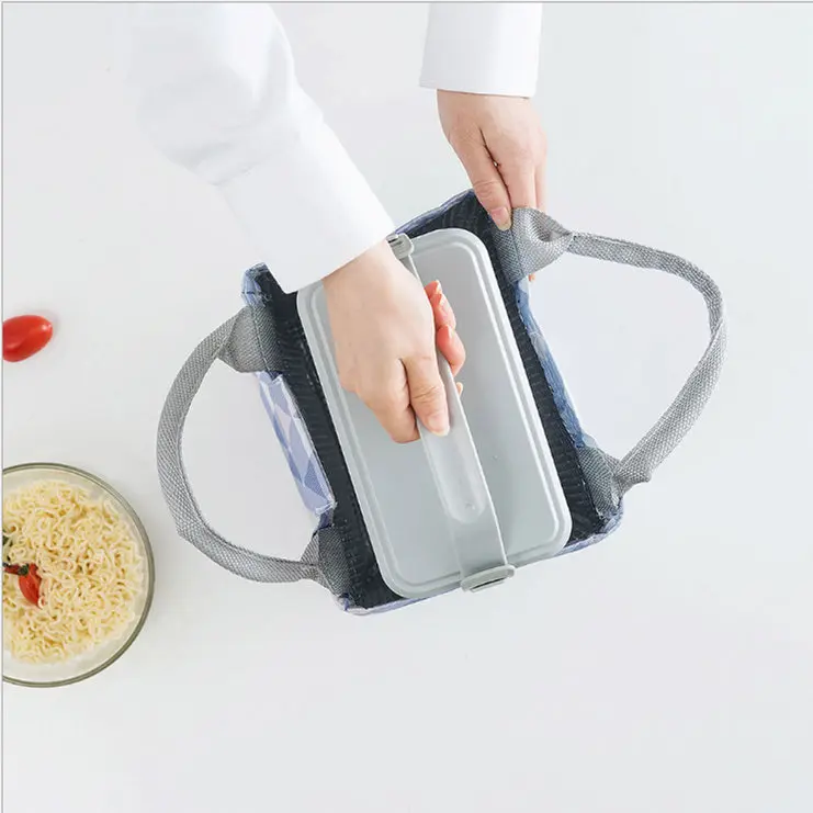 2019 портативная Изолированная Холщовая Сумка для ланча Термосумка пикника обедов