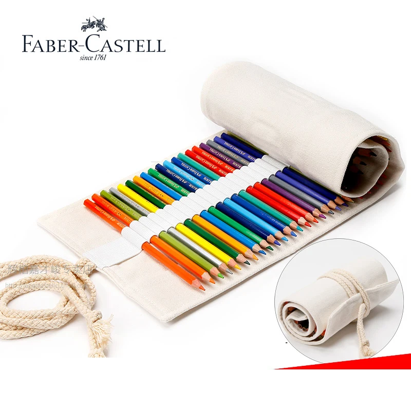 

Холщовый чехол для карандашей FABER-CASTELL, с отверстиями 50 /64, 1 шт./лот