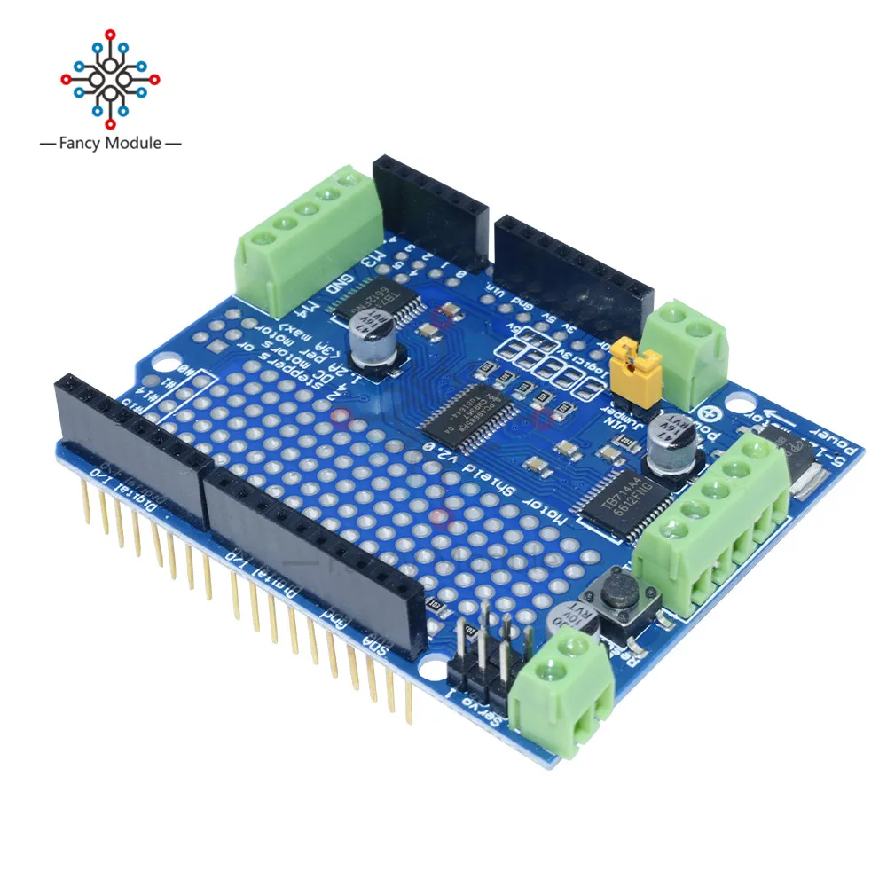 Модуль шагового двигателя IIC I2C TB6612 Mosfet PCA9685 сервопривод защитный модуль для Arduino