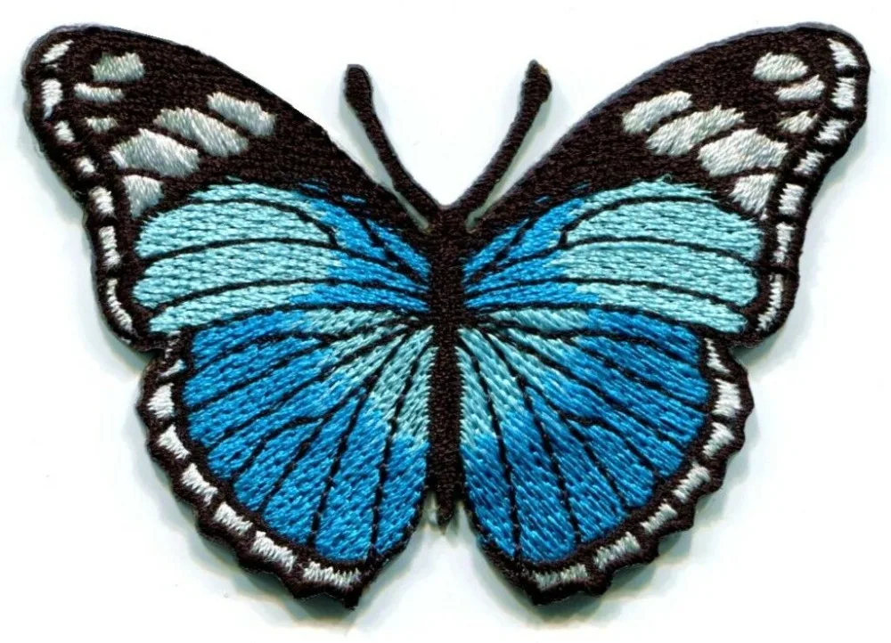 Нашивка с вышивкой по индивидуальному заказу нашивка аппликацией MONARCH BUTTERFLY - Iron On