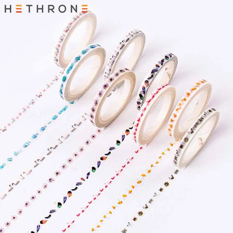 Hethrone Kawaii васи лента васи Лента Скрапбукинг маскирующая Лента наклейки Скрапбукинг Васи стиральная лента sumikko