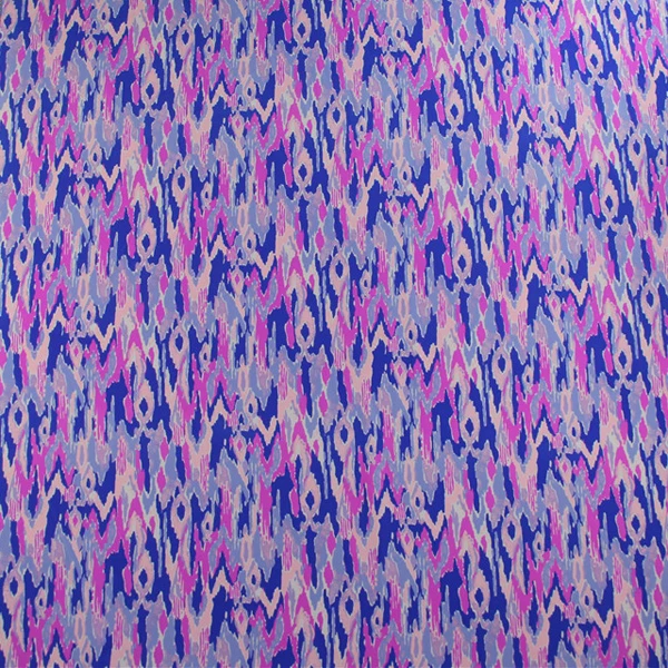 Фиолетовый абстрактный узор чистый шелк крепдешин шелковая ткань 140 см ширина