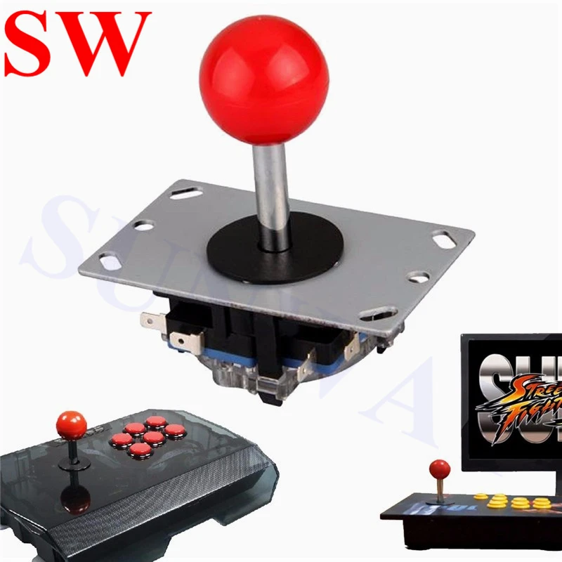 2 шт. аркадная машина джойстик 4/8 Way Sanwa с микропереключателями боевой части для