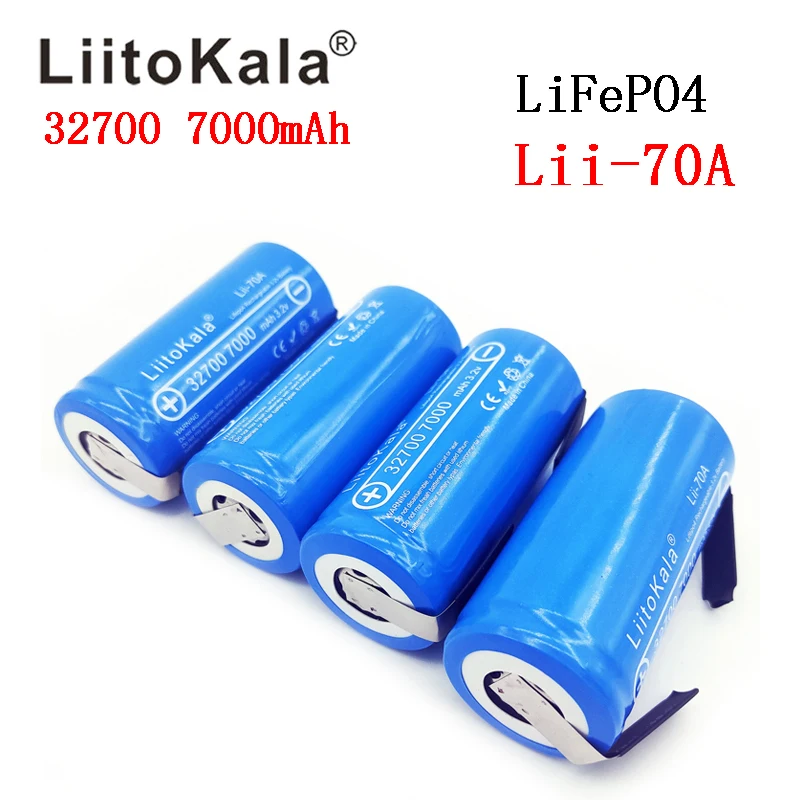 Аккумуляторная батарея 3 2 В 32700 7000 мАч Lii-70A LiFePO4 35A непрерывный разряд максимум 55a